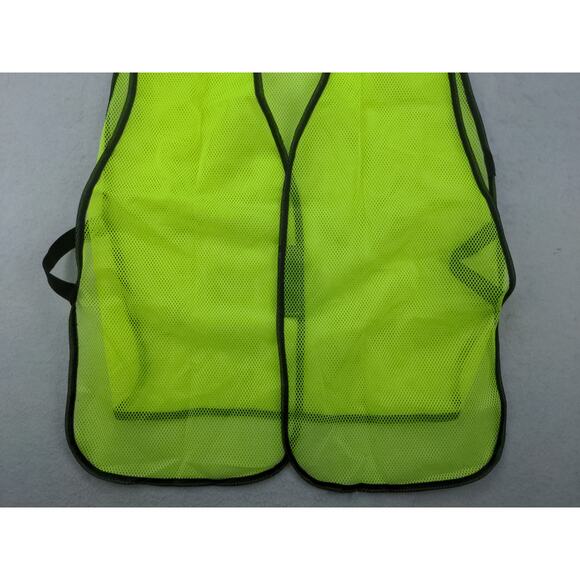 Grainger Safety Vest Neon Yellow 1YAC5D Size Universal 100% Polyester - Picture 4 of 9